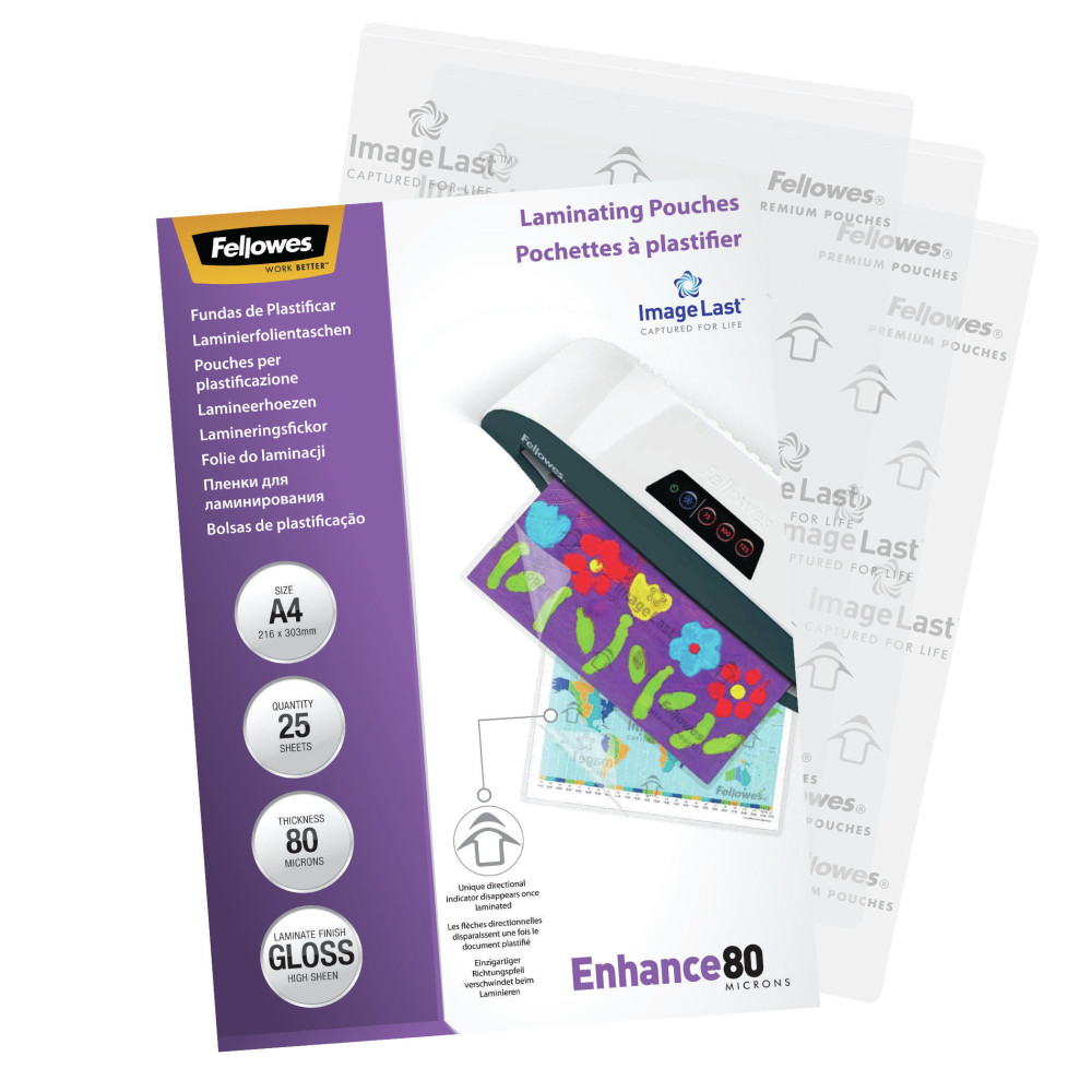 Bundle FELLOWES x3 +1 LAMINATING POUCH