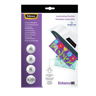 Bundle FELLOWES x3 +1 LAMINATING POUCH