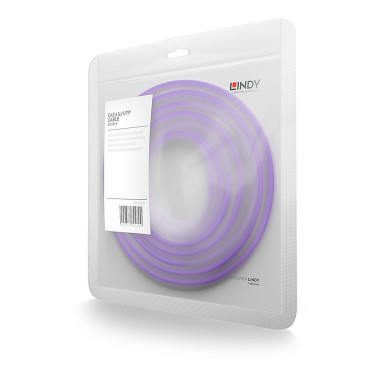 LINDY Cat.6 UTP Cable Purple 0.5m