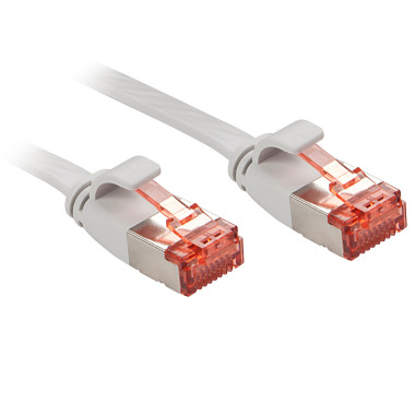 LINDY Cat.6 U FTP Flat Cable Grey 10m