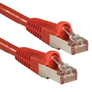 LINDY Basic Cat.6 S FTP Cable Red 5m