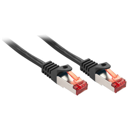 LINDY Basic Cat.6 S FTP Cable Black 10m