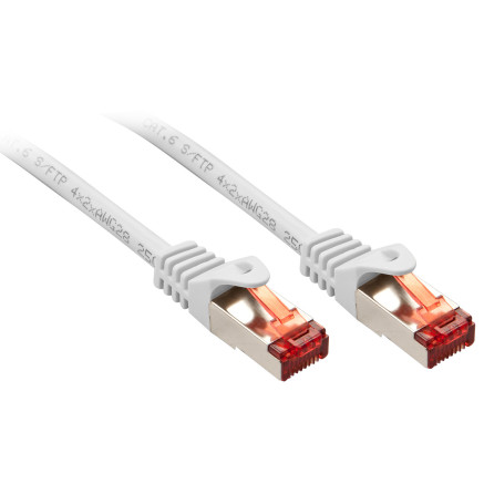 LINDY Basic Cat.6 S FTP Cable White 10m
