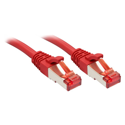 LINDY Cat.6 S FTP Cable Red 0.3m