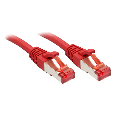 LINDY Cat.6 S FTP Cable Red 0.3m