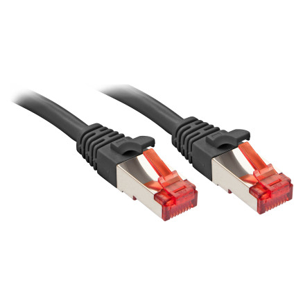 LINDY Cat.6 S FTP Cable Black 7.5m
