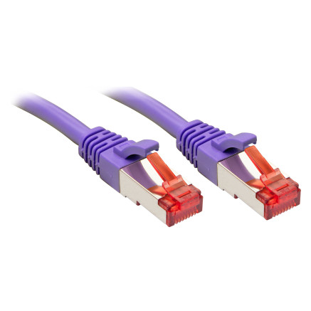 LINDY Cat.6 S FTP Cable Purple 1m