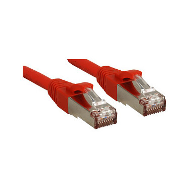 LINDY S FTP Cat.6 Cable Red 0.5m