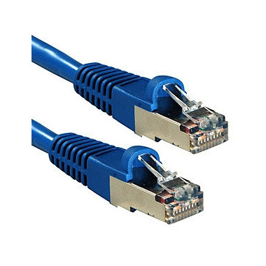 LINDY Cat.6 S FTP Cable Blue 0.3m