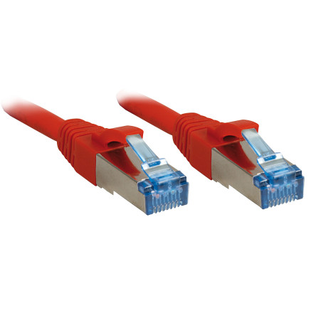 LINDY Cat.6A S FTP LSOH Red 20m