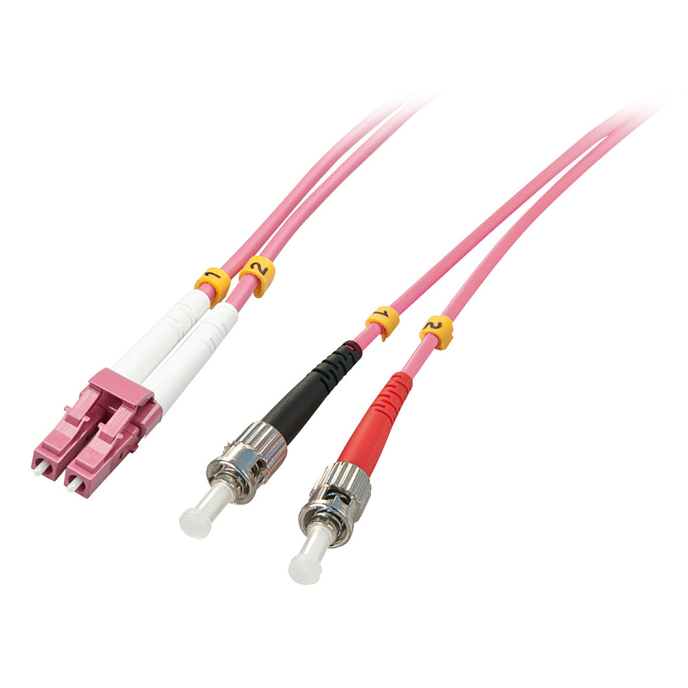 LINDY Optic Cable LC ST OM4 3m LINDY Optic Cable LC ST OM4 3m