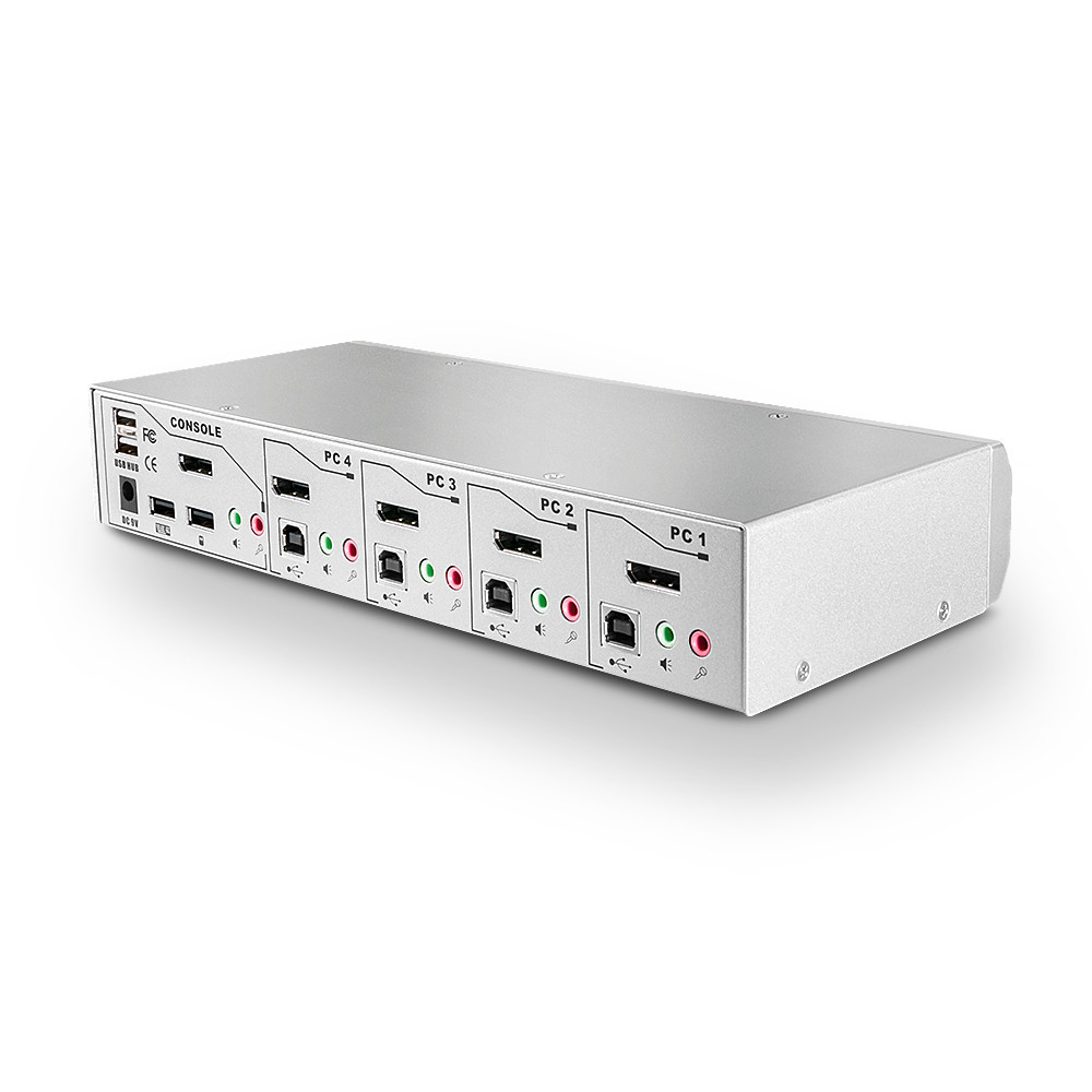 LINDY 4 Port DisplayPort 1.2 KVM Switch