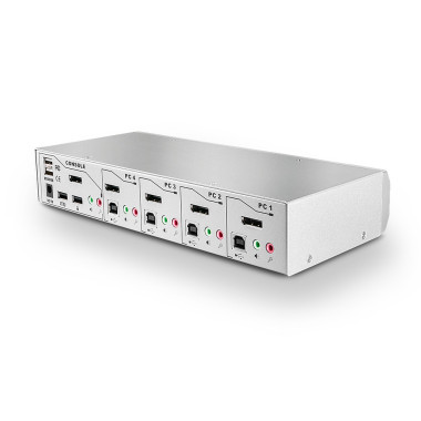 LINDY 4 Port DisplayPort 1.2 KVM Switch