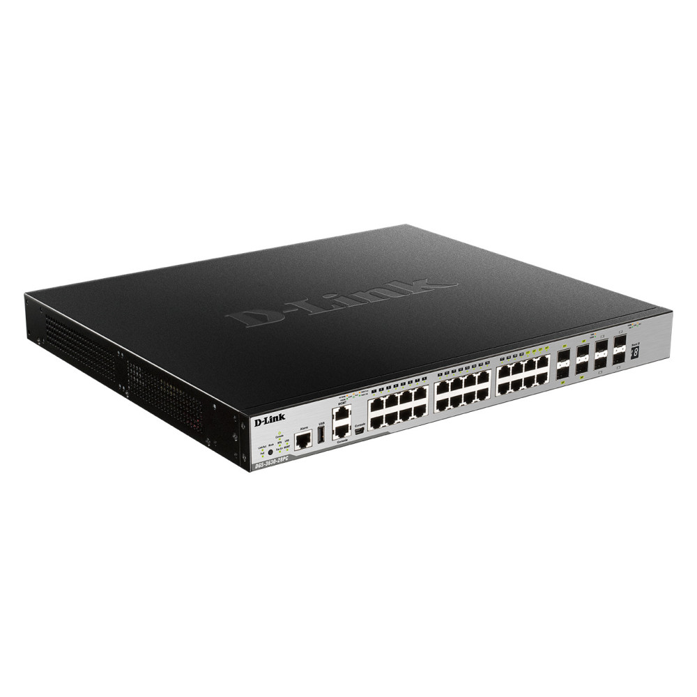 D-LINK 28-Port Layer 3 Gigabit PoE Stack D-LINK 28-Port Layer 3 Gigabit PoE Stack