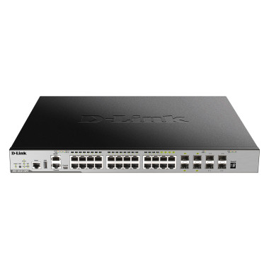 D-LINK 28-Port Layer 3 Gigabit PoE Stack