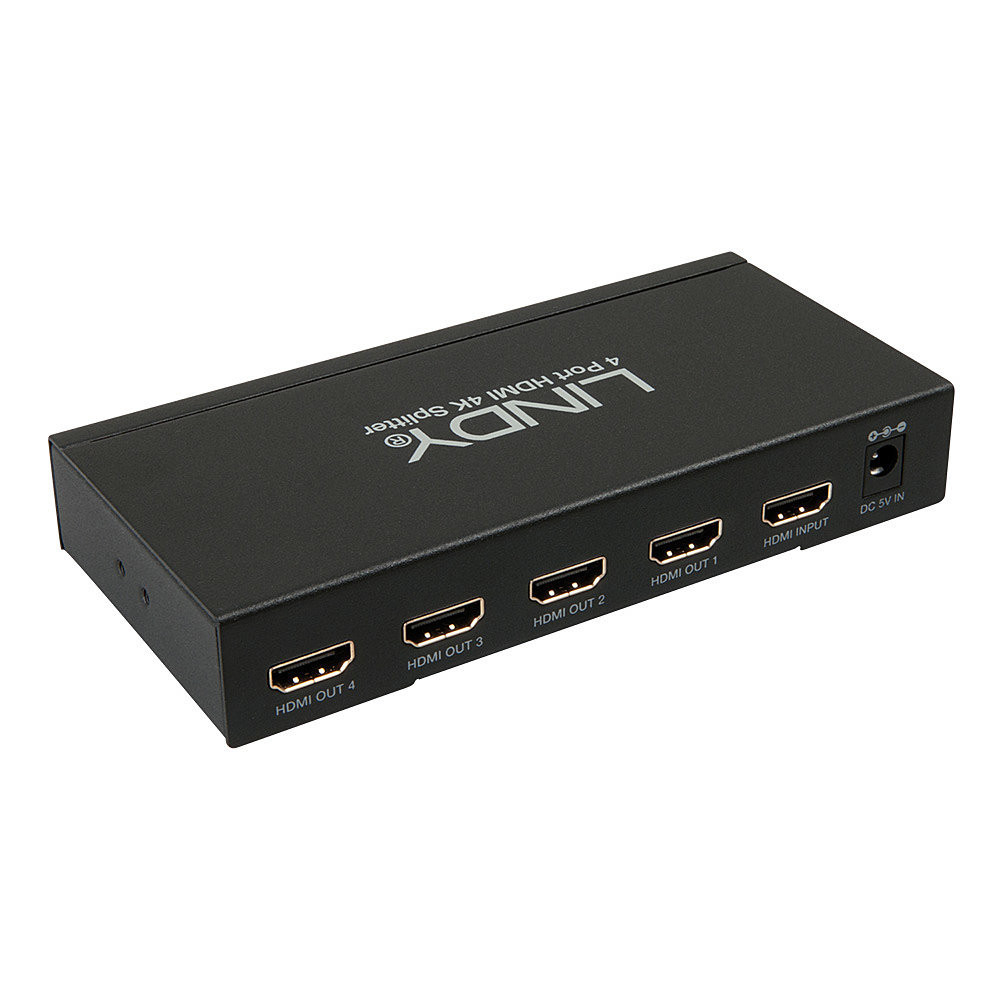 LINDY HDMI 4K Splitter 4 Port 3D 2160p30