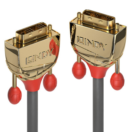 LINDY 15m Gold DVI-D SLD Single Link