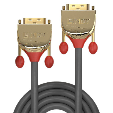 LINDY 15m Gold DVI-D SLD Single Link