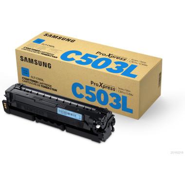 HP CLT-C503L -   rendement  lev  - cyan - original - cartouche de toner (SU014A) - pour ProXpress SL-C3010DW, SL-C3010ND, SL-