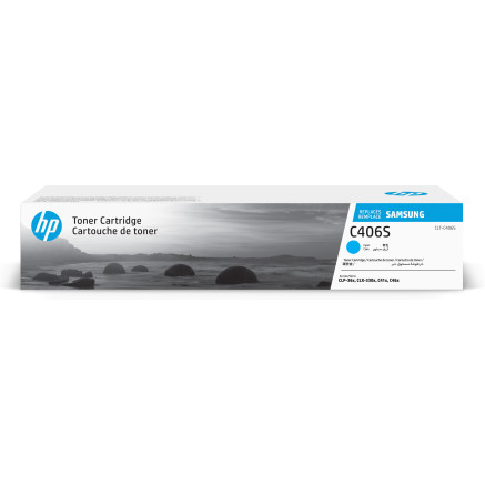 SAMSUNG CLT-C406S ELS Cyan Toner