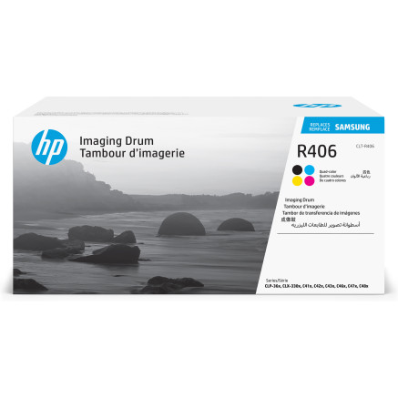 HP CLT-R406 - Noir, jaune, cyan, magenta - original - unit  de mise en image de limprimante - pour Samsung CLX-3300, 3302, 33