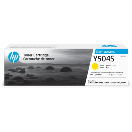 SAMSUNG CLT-Y504S ELS Yellow Toner