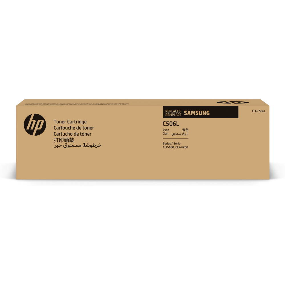 HP CLT-C506L -   rendement  lev  - cyan - original - cartouche de toner (SU038A) - pour Samsung CLP-680DW, CLP-680ND, CLX-626