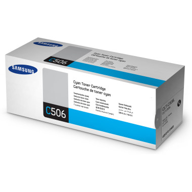 HP CLT-C506L -   rendement  lev  - cyan - original - cartouche de toner (SU038A) - pour Samsung CLP-680DW, CLP-680ND, CLX-626