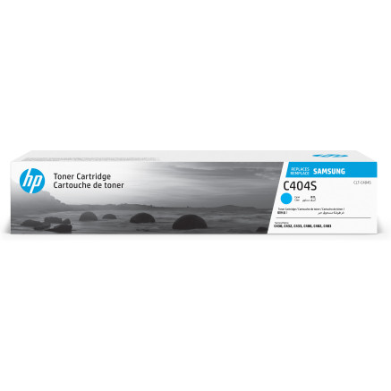 HP CLT-C404S - Cyan - original - cartouche de toner (ST966A) - pour Samsung CLX-3302, 3303, 3304, 3307, Xpress SL-C432, C433,