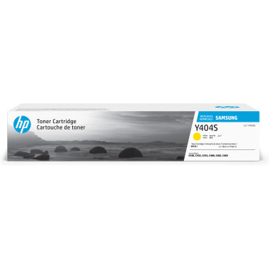 HP CLT-Y404S - Jaune - original - cartouche de toner (SU444A) - pour Samsung CLX-3302, 3303, 3304, 3307, Xpress SL-C432, C433