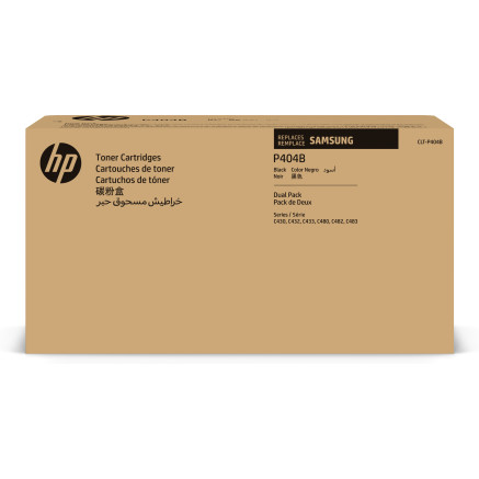 HP CLT-P404B - Pack de 2 - noir - original - cartouche de toner (SU364A) - pour Samsung CLX-3302, 3303, 3304, 3307, Xpress SL