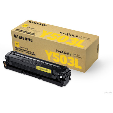 HP CLT-Y503L -   rendement  lev  - jaune - original - cartouche de toner (SU491A) - pour ProXpress SL-C3010DW, SL-C3010ND, SL