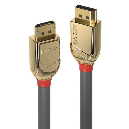 LINDY 15m DisplayPort Cable Gold Line