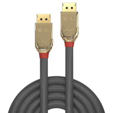 LINDY 15m DisplayPort Cable Gold Line