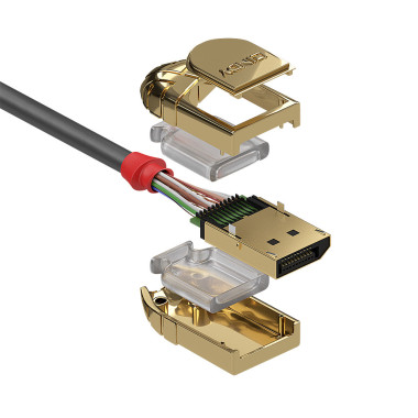 LINDY 15m DisplayPort Cable Gold Line