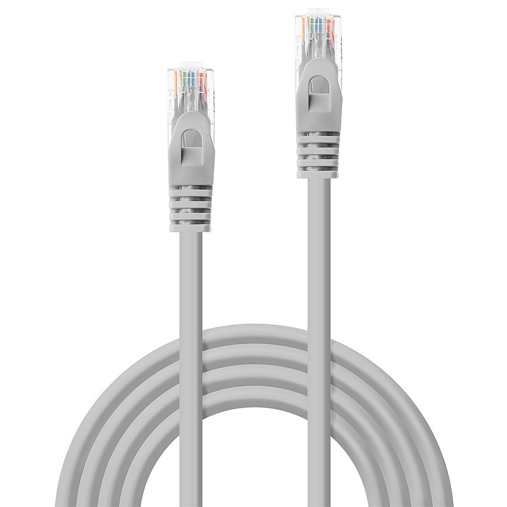 LINDY 80m Cat.5e U UTP Patch Cable Grey