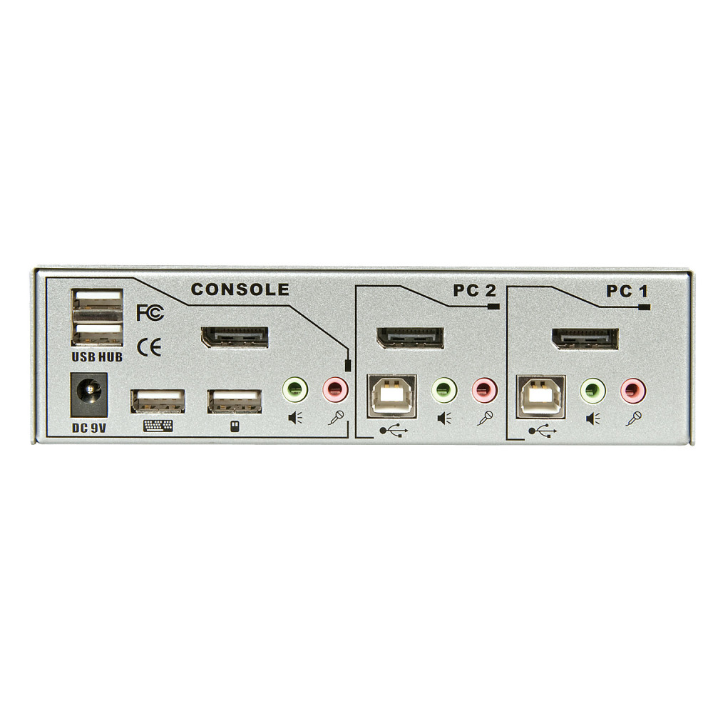 LINDY 2 Port DisplayPort 1.2 KVM Switch