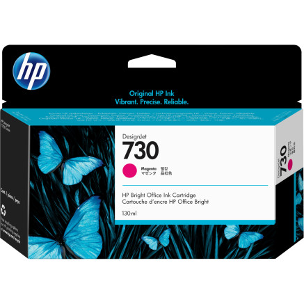 HP 730 - 130 ml - magenta - original - DesignJet - cartouche dencre - pour DesignJet SD Pro MFP, T1600, T1600dr, T1700, T1700