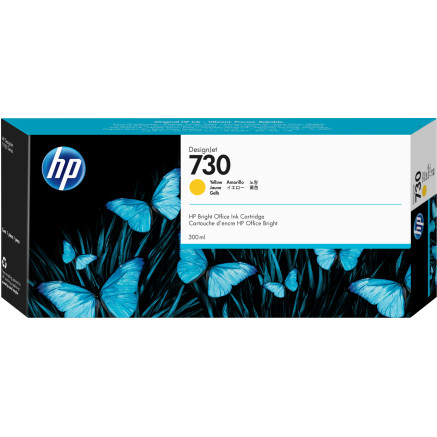 HP 730 - 300 ml - haute capacit  - jaune - original - DesignJet - cartouche dencre - pour DesignJet SD Pro MFP, T1600, T1600d