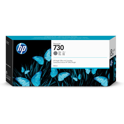 HP 730 - 300 ml - haute capacit  - gris - original - DesignJet - cartouche dencre - pour DesignJet SD Pro MFP, T1600, T1600dr