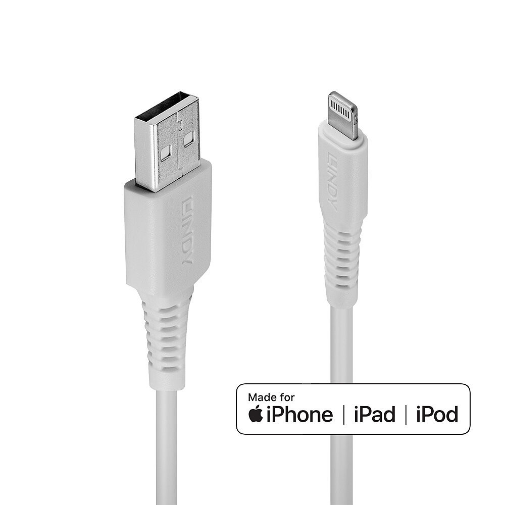 LINDY 0.5m USB to Lightning Cable white LINDY 0.5m USB to Lightning Cable white