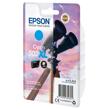 EPSON 1LB Singlepack Cyan 502XL Ink w s