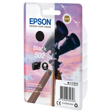EPSON 4LB Singlepack Black 502 Ink w s