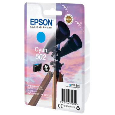 EPSON 1LB Singlepack Cyan 502 Ink