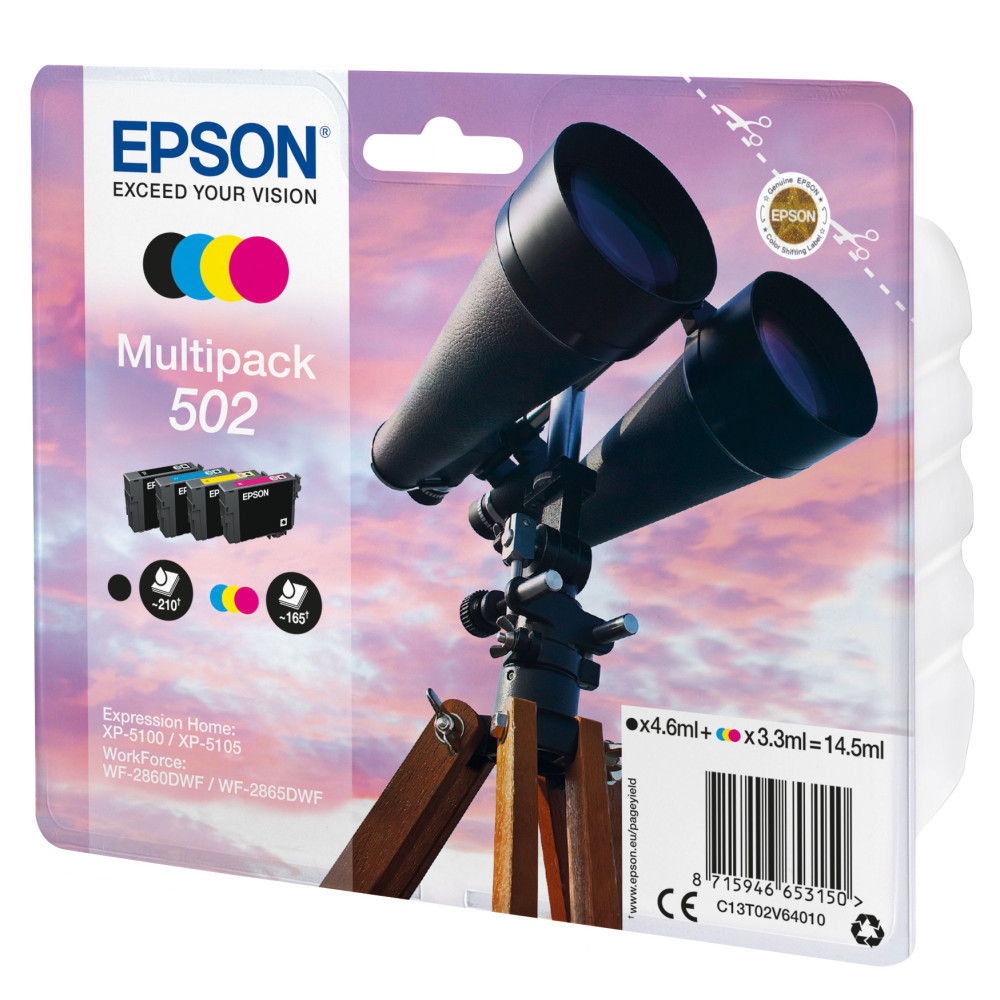 EPSON 1LB Multipack 4-colours 502 Ink