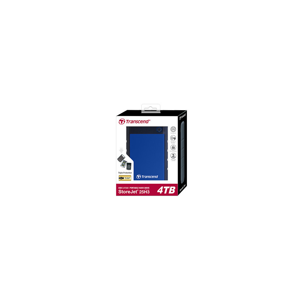 TRANSCEND 4To Disque dur externe 2.5p