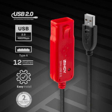 LINDY USB 2.0 Active Extension 30m