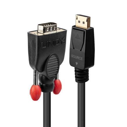 LINDY DisplayPort VGA Cable 0.5m