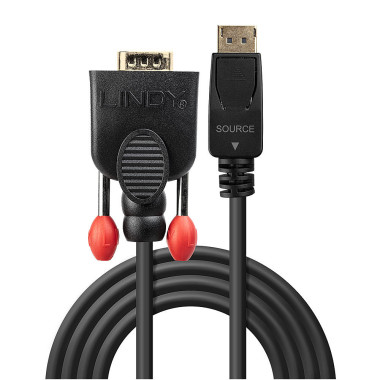 LINDY DisplayPort VGA Cable 0.5m