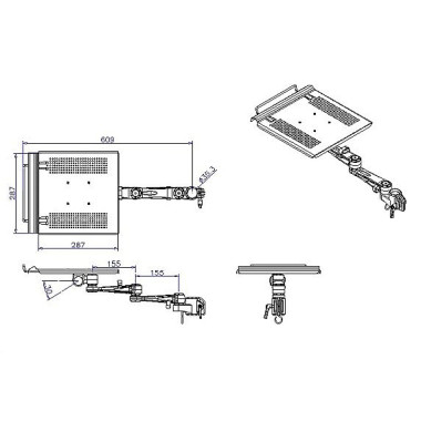 LINDY Modular Notebook Arm